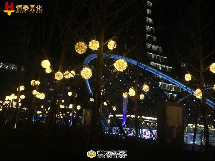 北京市绿地广场景观亮化工程